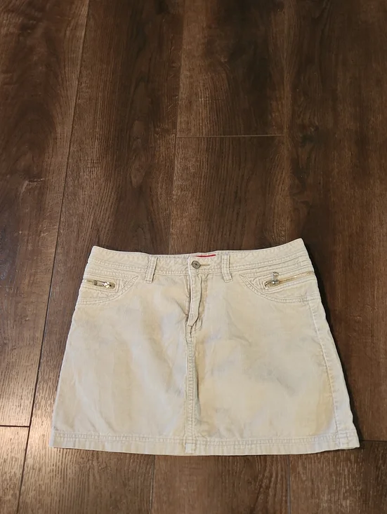 Vintage UNIONBAY Corduroy Mini Skirt Sz 9