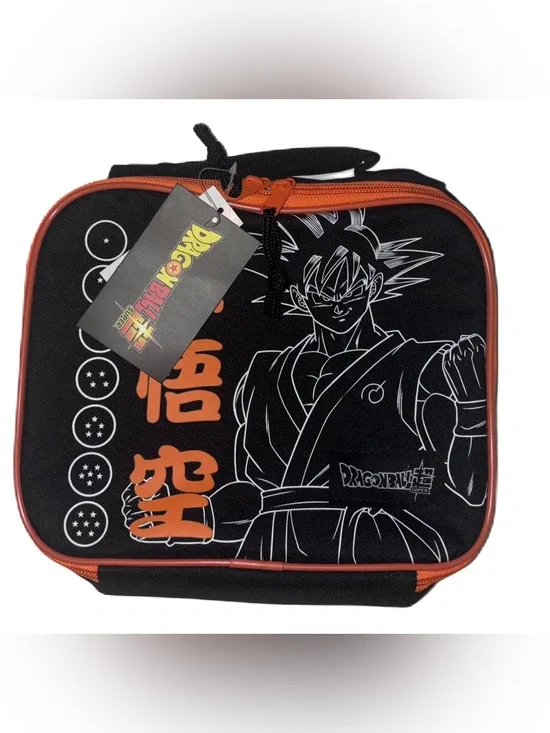 Black & Orange Goku Lunch Bag