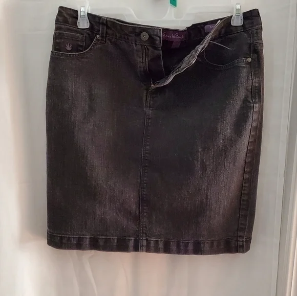 Gloria Vanderbilt Denim skirt Amanda skirt Size 12
