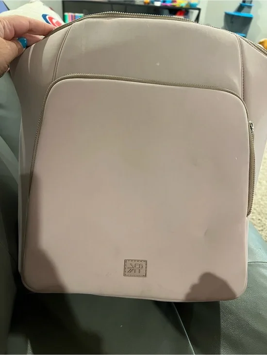Freshly Picked Seoul Neoprene Diaper Bag Backpack - Mist Lavender Purple