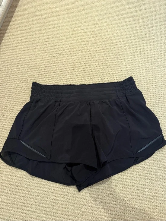 lululemon athletica Black Athletic Running Shorts