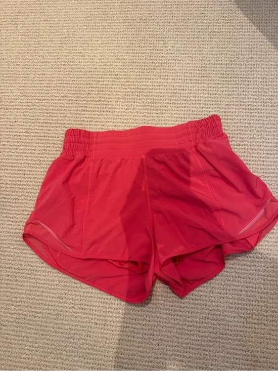 Lululemon Pink Hotty Hot Running Shorts