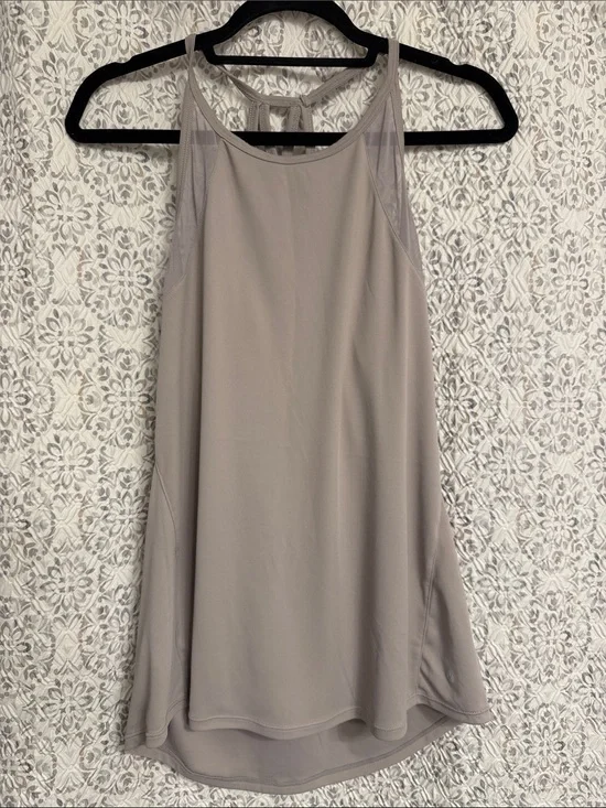lululemon athletica Taupe High-Neck Tank
