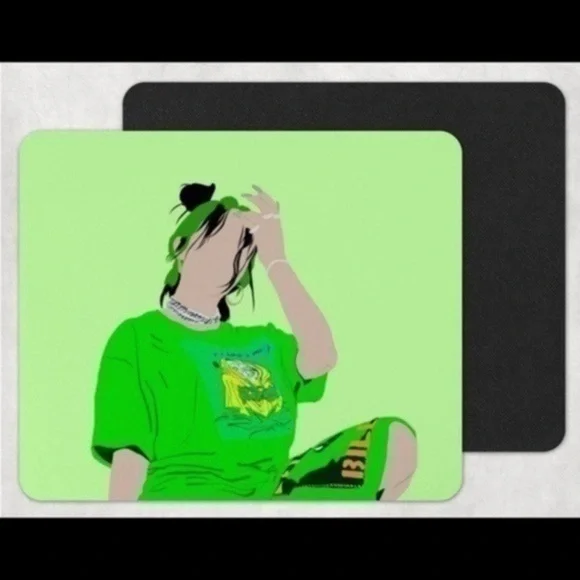 BILLIE Eillish Illustration Mouse Pad