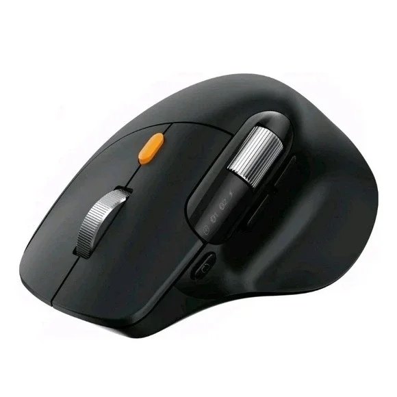 ProtoArc EM25 Ergonomic Mouse with Fast‎ Scrolling, 2.4G Wireless + 2* Bluetooth