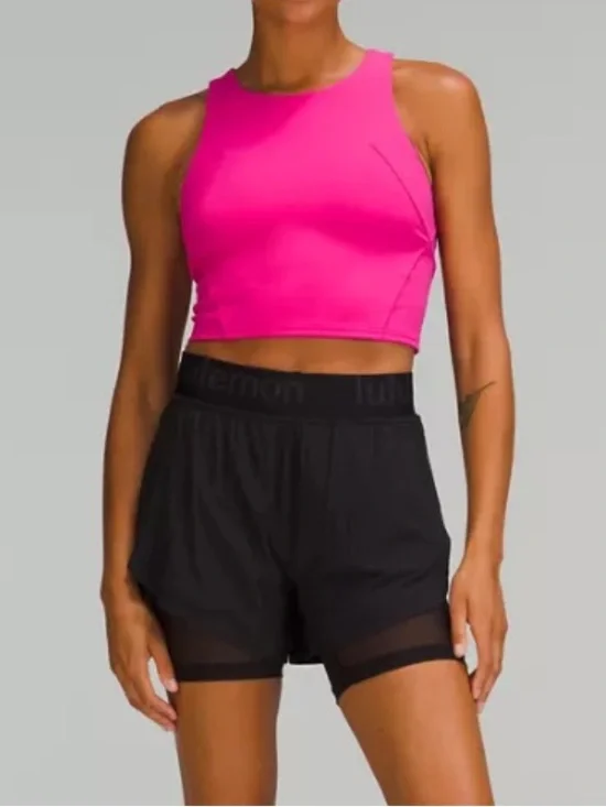 Lululemon Invigorate Train Tank Pink Flare 10