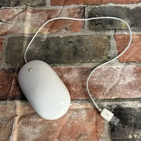 5 for‎ $25🔥Apple Mighty Mouse Wired- USB Wired Optical Mouse for Computers