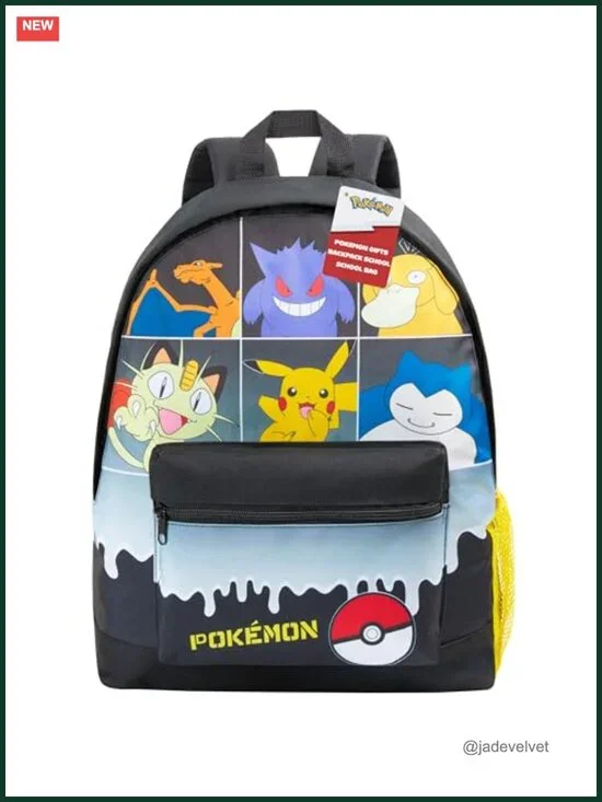 Pokemon Backpack Kids Teens Boys Girls Pikachu Anime School Travel Daypack