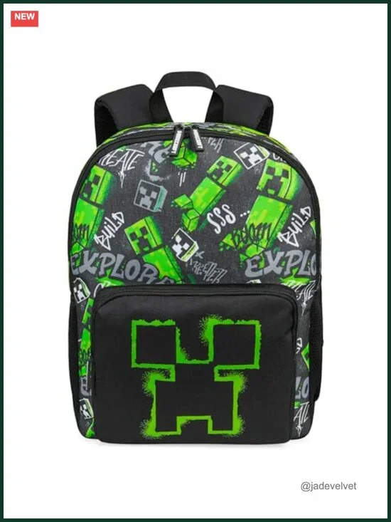 Kids Backpack with Zipped Pockets Adjustable Straps for Travel School