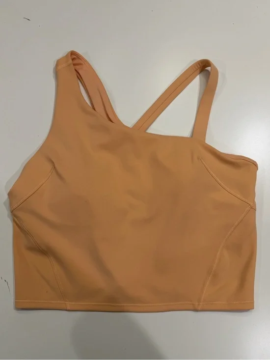 lululemon athletica Peach Asymmetric Strappy Sports Bra