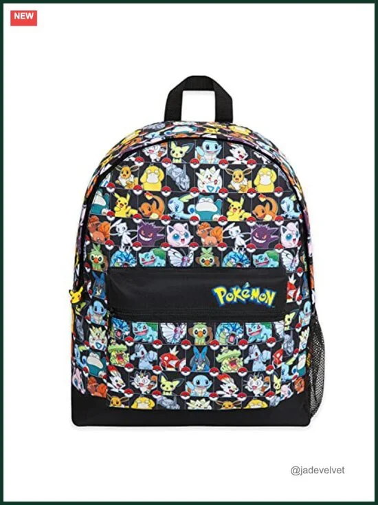 Pokemon Pikachu Kids Backpack for School Travel Sports