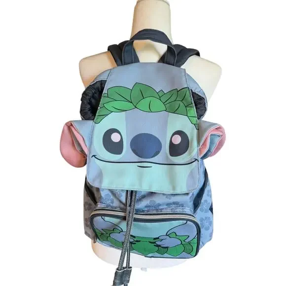 Disney Loungefly Stitch Hawaiian Mini Backpack Kids Bag Lilo & Stitch READ