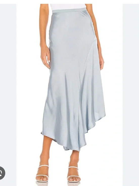 Anine Bing Blue Midi Skirt