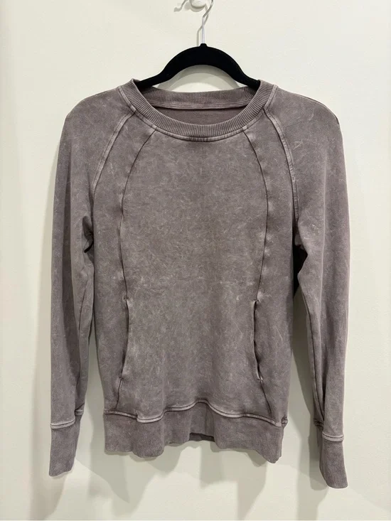 Lululemon Scuba Crew Sweatshirt - Washed Lunar Rock / Size 2