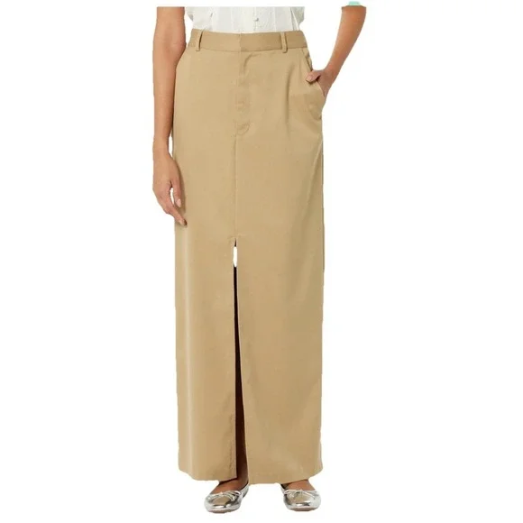 The‎ Drop Women's Roxy Suiting Column Skirt Travertine Dress Beige Khaki NEW 2XL