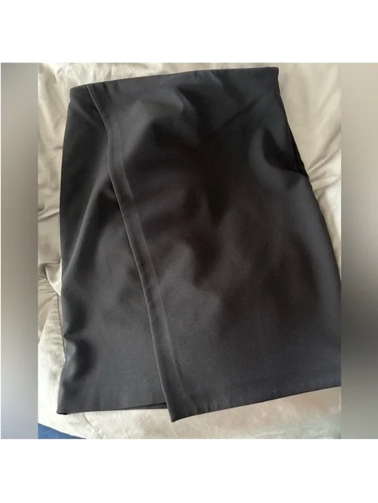Express Black Asymmetric Pencil Skirt