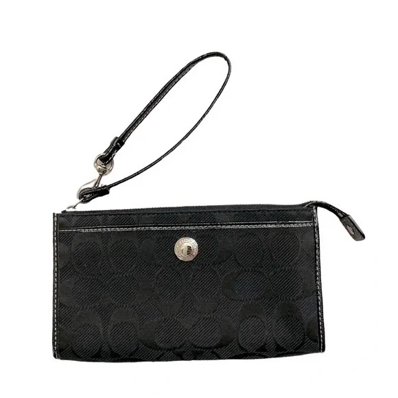 Coach signature c wristlet clutch organizer wallet
