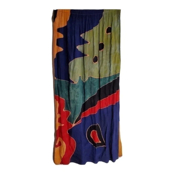 🐒VINTAGE Monkey Print Midi Skirt