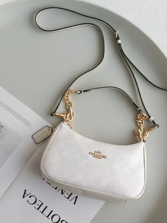 Coach Teri Shoulder Bag In Signature Canvas