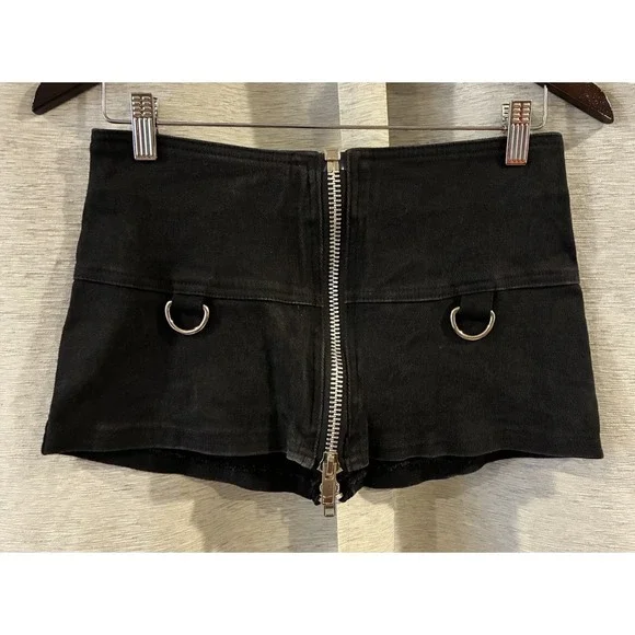 Vintage Dogpile 90s Punk Mini Skirt Grunge Goth Festival‎ Size Medium