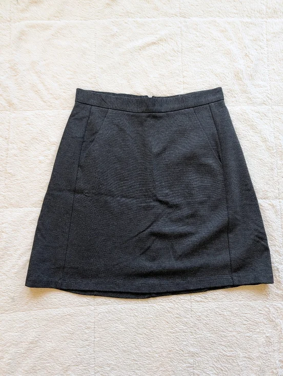 Anthro Hutch Grey A-line Skirt‎