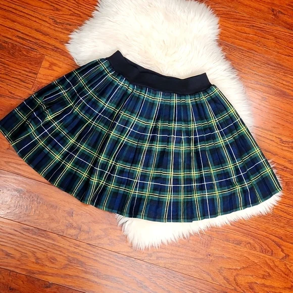 Xhilaration Plaid Multi Color Lined Casual Schoolgirl Skirt