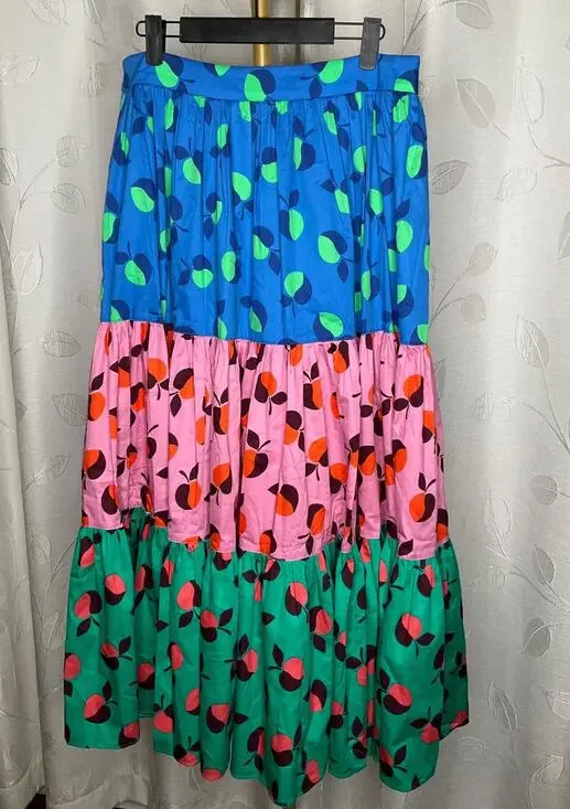 NWOT Kate Spade New York 3 Tiered Midi/Maxi Skirt, Size 10, MSRP $298