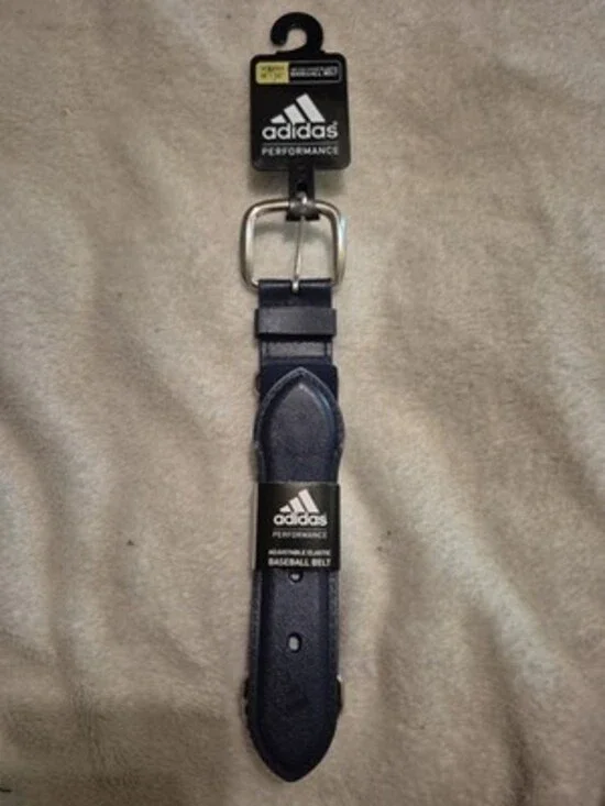Adidas Youth Adjustable Elastic Baseball Belt Navy Blue #95