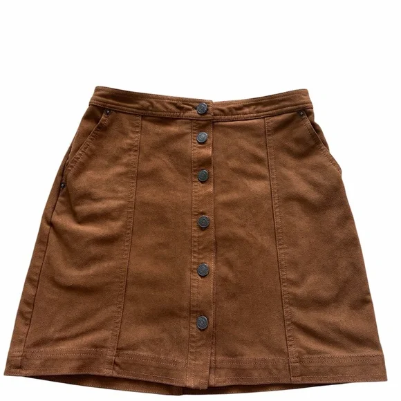 Abercrombie & Fitch suede mini skirt‎