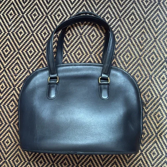 Vintage Coach Pelham Zip 9958 black with brass dome bowler