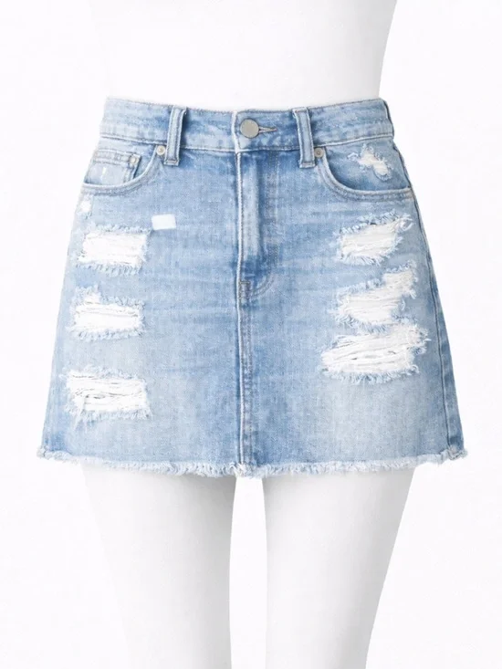 American Eagle Outfitters Next Level Stretch Denim Mini Skirt size 2