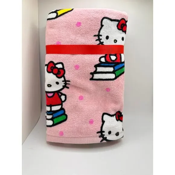 Hello Kitty Hand Towel Set with Books- Two towels!