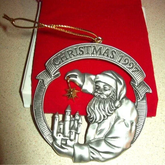 Vintage 1997 Pewter Ornament 