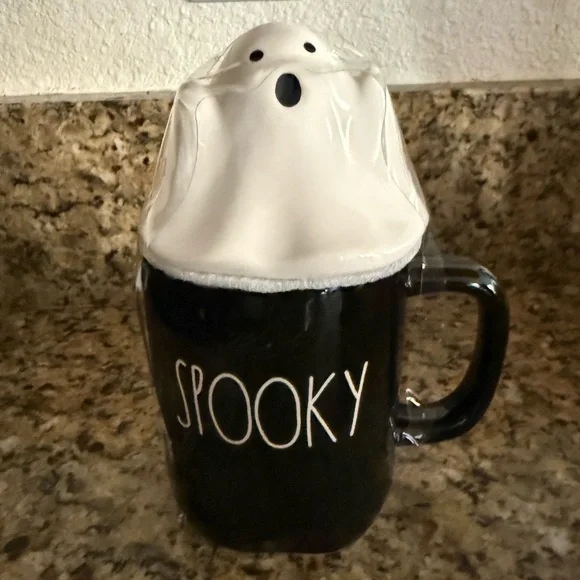 RAE DUNN SPOOKY‎ GHOST FIGURAL MUG