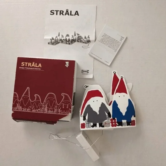 IKEA STRALA LED Table Decoration‎ 404.403.75 Christmas   Santa Elves DALA Horse