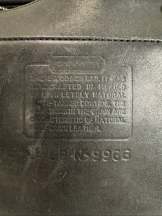 Vintage Coach Legacy Zip 9966