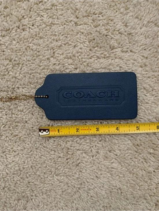 Coach XL hangtag