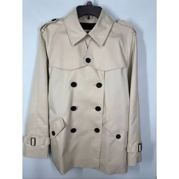 Coach Women Solid Short trench coat 29