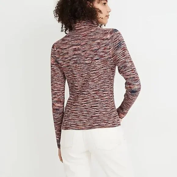 Madewell Space Dyed Lightweight‎ Turtleneck Sweater Sz XS