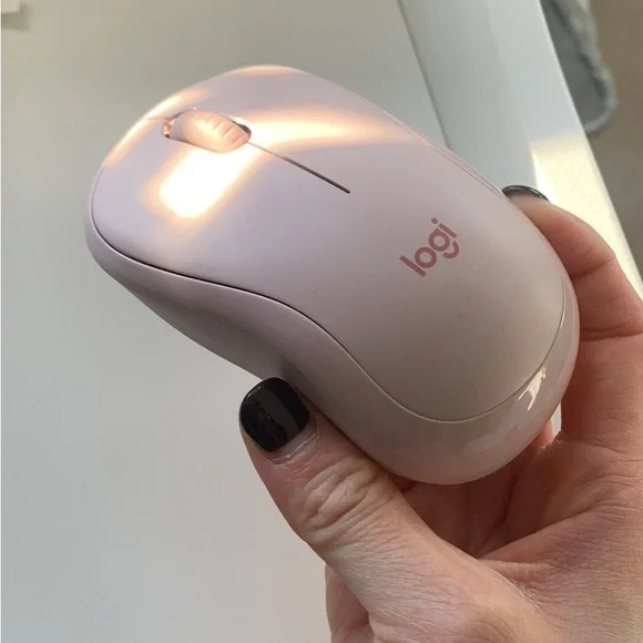 Logitech M240 Silent Bluetooth Mouse, Wireless, soft pink