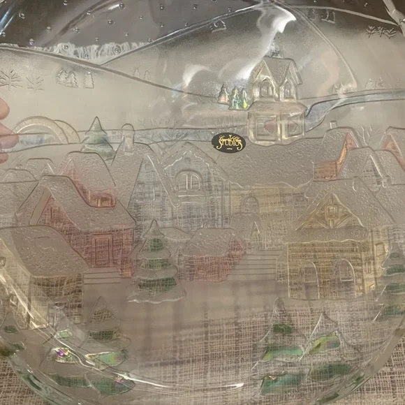 🎄CRYSTAL CLEAR STUDIO PLATTER⭐