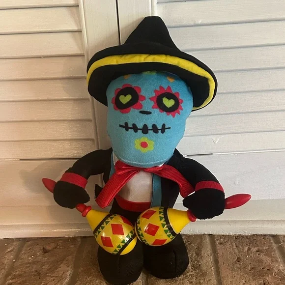 Day of The Dead Singing Sugar Skull Las Calaveras