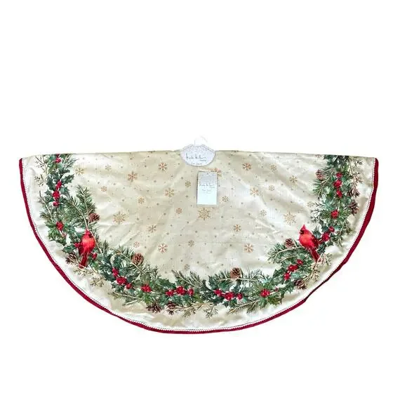 Nicole Miller Christmas Tree Skirt 52