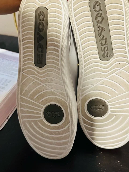 COACH White and Off-White Women's Sneakers
