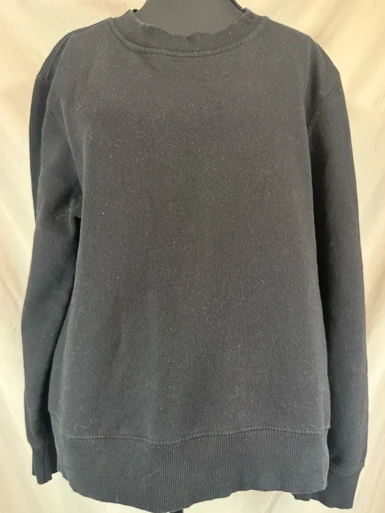 Zara Classic Crewneck Sweatshirt Black - XL