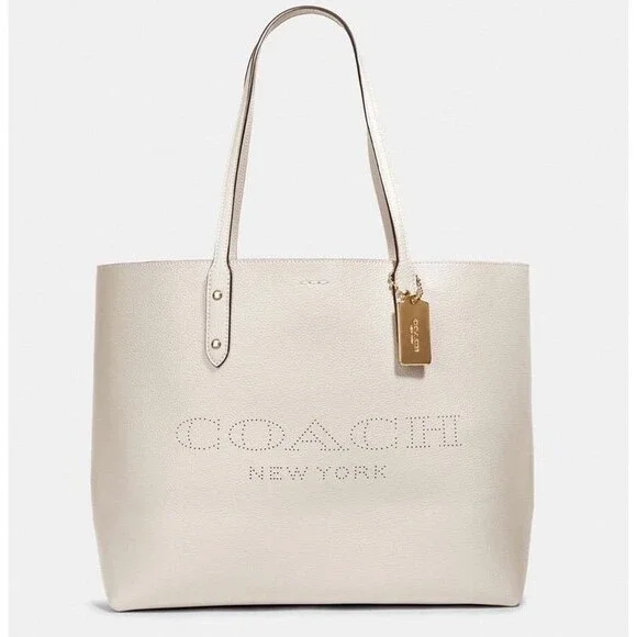 COACH‎ Town Tote Purse Bag With Coach Print NWT