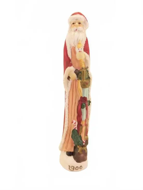 Vintage Pencil Santa Claus Figurine Styled After 1900 Santa From the 90's