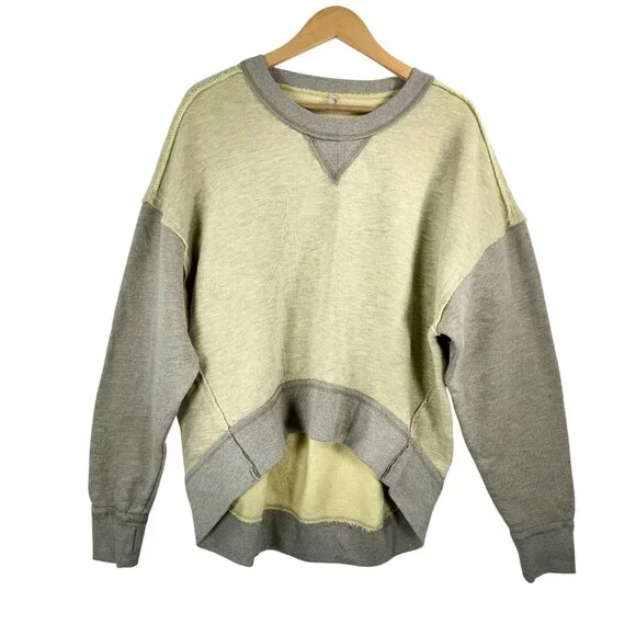 Free People‎ Movement Pull Over in Ginger Tea sweater oversized sz XS