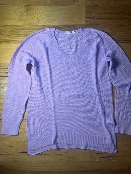 Gap Light Purple V-Neck Knit Sweater