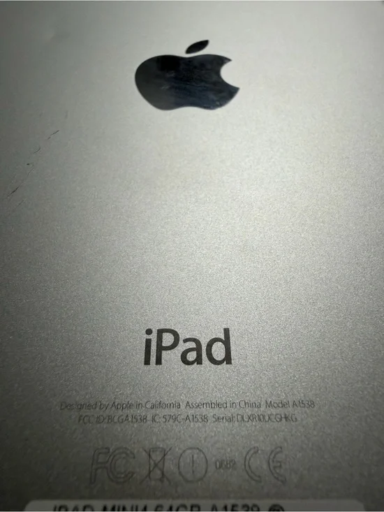 Apple iPad Silver Back Cover - Brushed Silver Finish